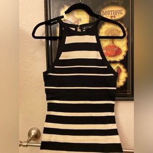 INC International Concepts sweater tank top. Size Large, worn once. Black/Beige